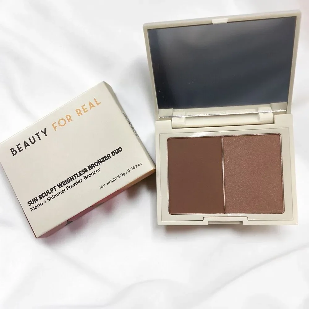 Beauty For Real Sun Sculpt Weightless Bronzer Duo Here Comes The Sun 8g